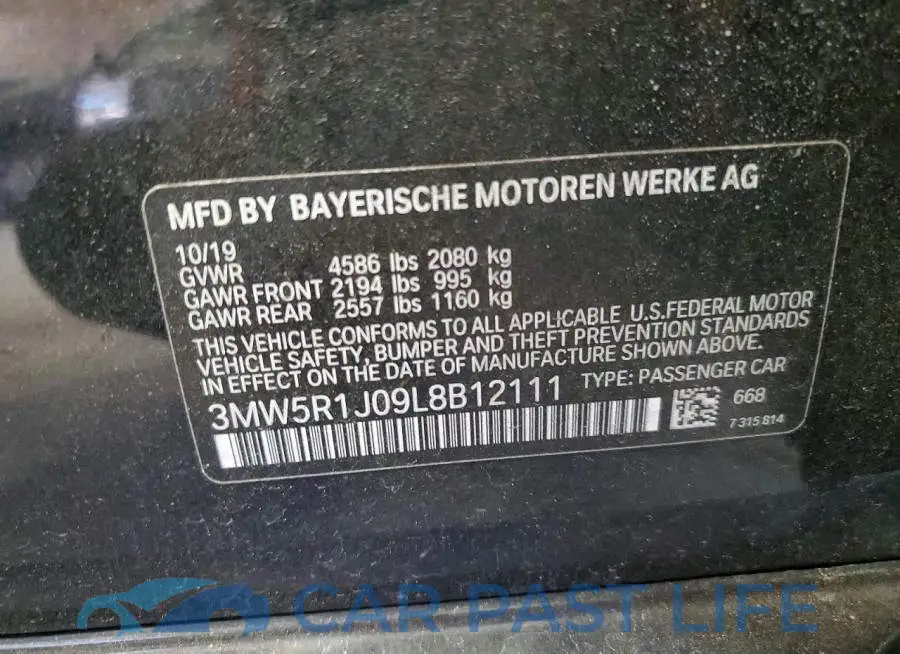 3MW5R1J09L8B12111# 12