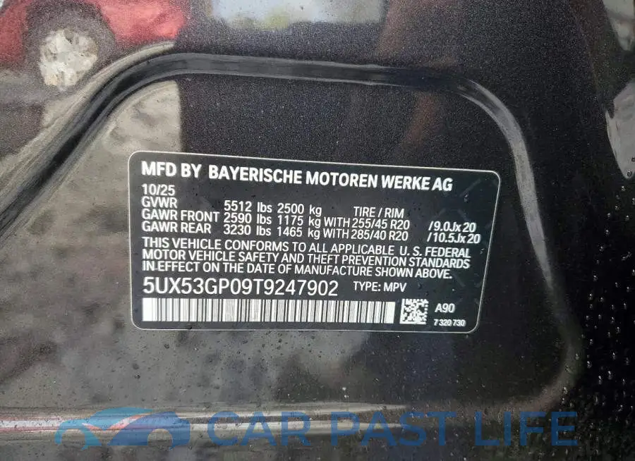 5UX53GP09T9247902# 13