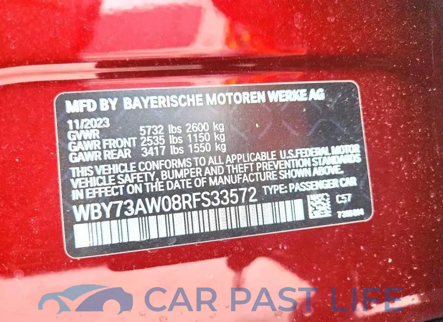 WBY73AW08RFS33572# 12