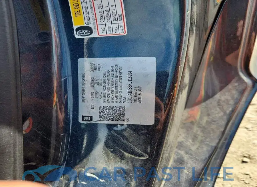 1G1FA1RS6K0116994# 12