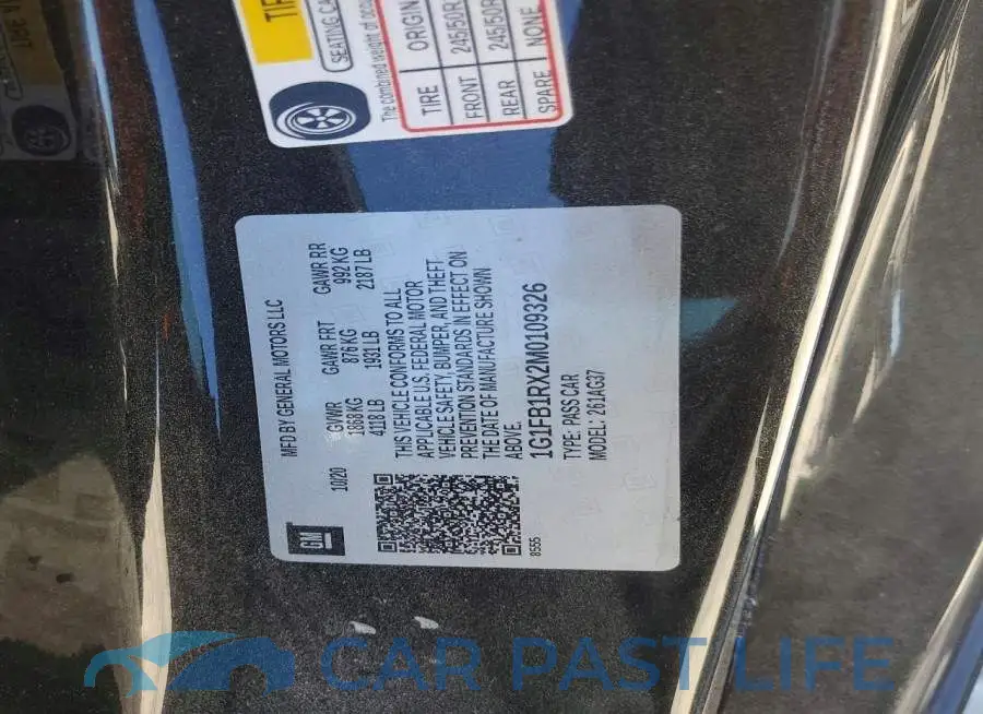 1G1FB1RX2M0109326# 12