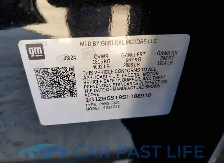 1G1ZB5ST9SF108910# 12