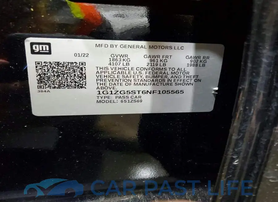 1G1ZG5ST6NF105565# 13