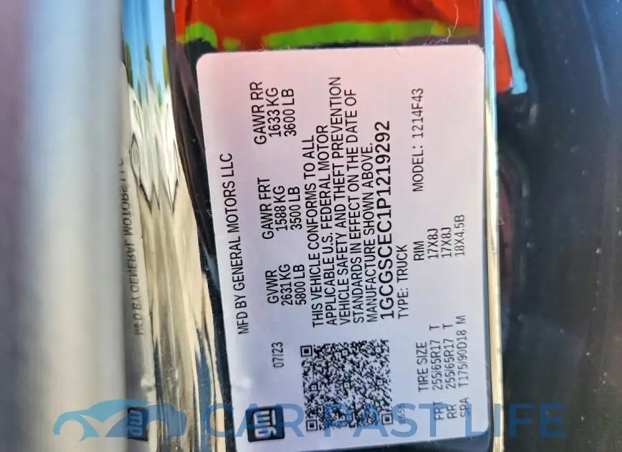 1GCGSCEC1P1219292# 13