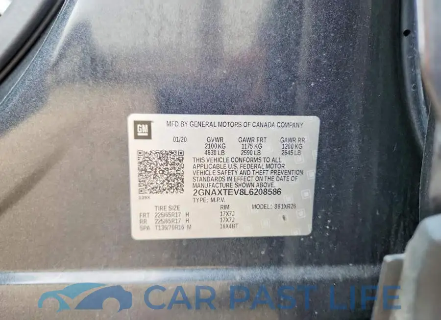 2GNAXTEV8L6208586# 12