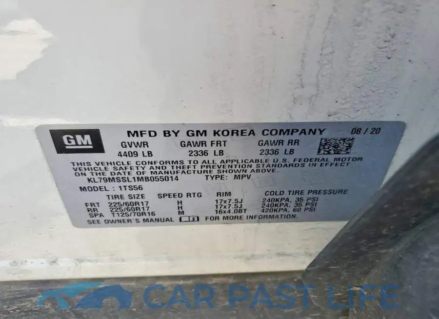 KL79MSSL1MB055014# 13