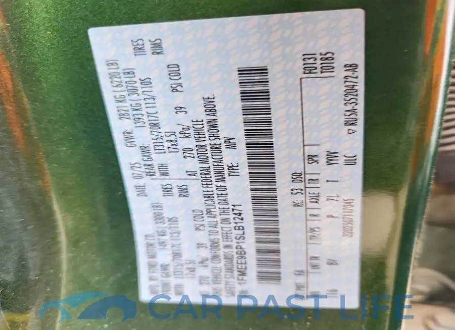 1FMEE9BP1SLB12471# 12