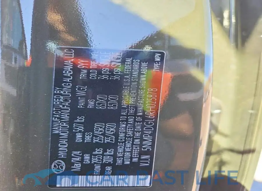 5NMP4DGL6RH025878# 13
