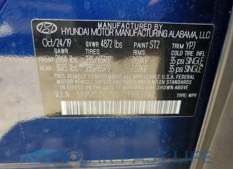 5NMS3CAD4LH193762# 13