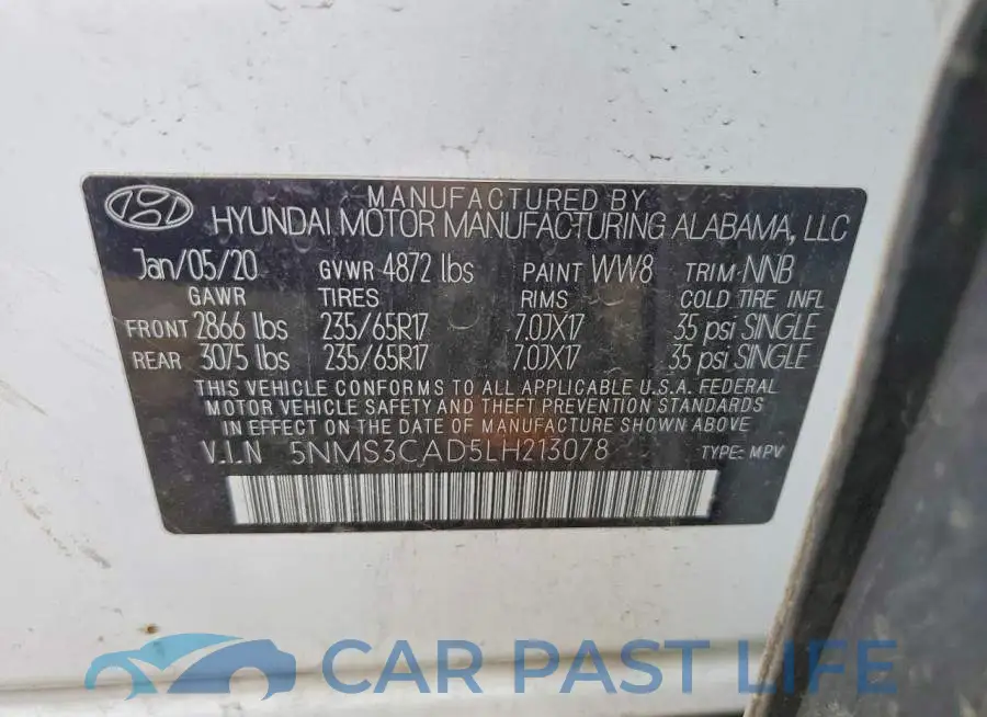 5NMS3CAD5LH213078# 13