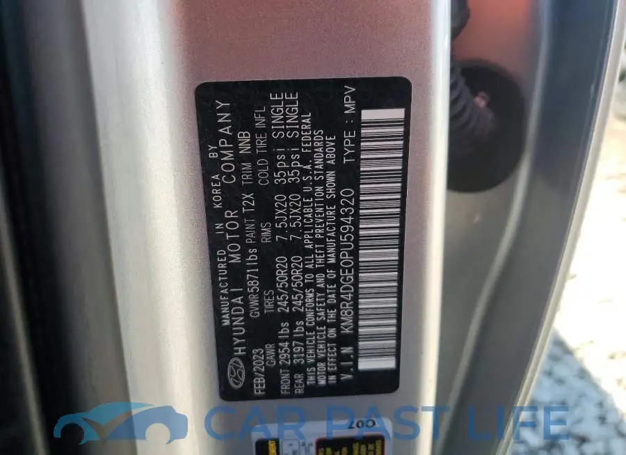 KM8R4DGE0PU594320# 13
