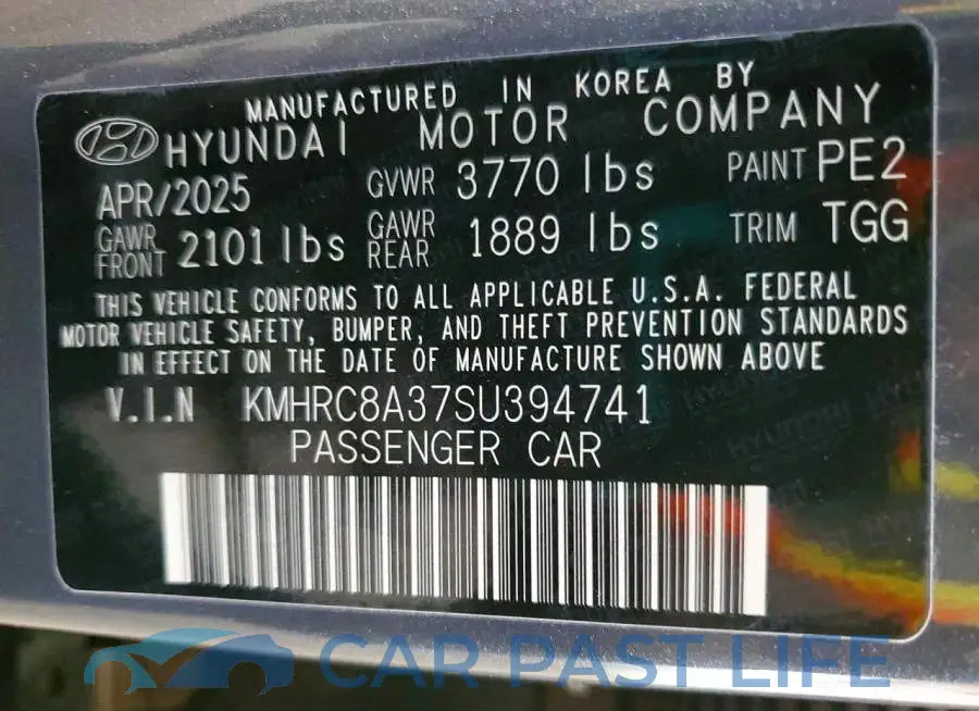 KMHRC8A37SU394741# 12