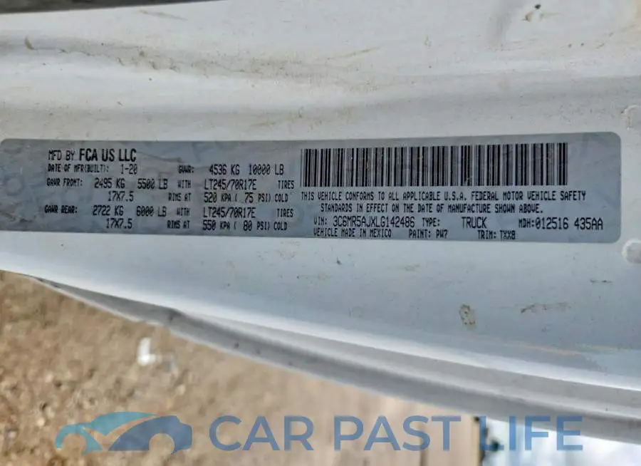 3C6MR5AJXLG142486# 12
