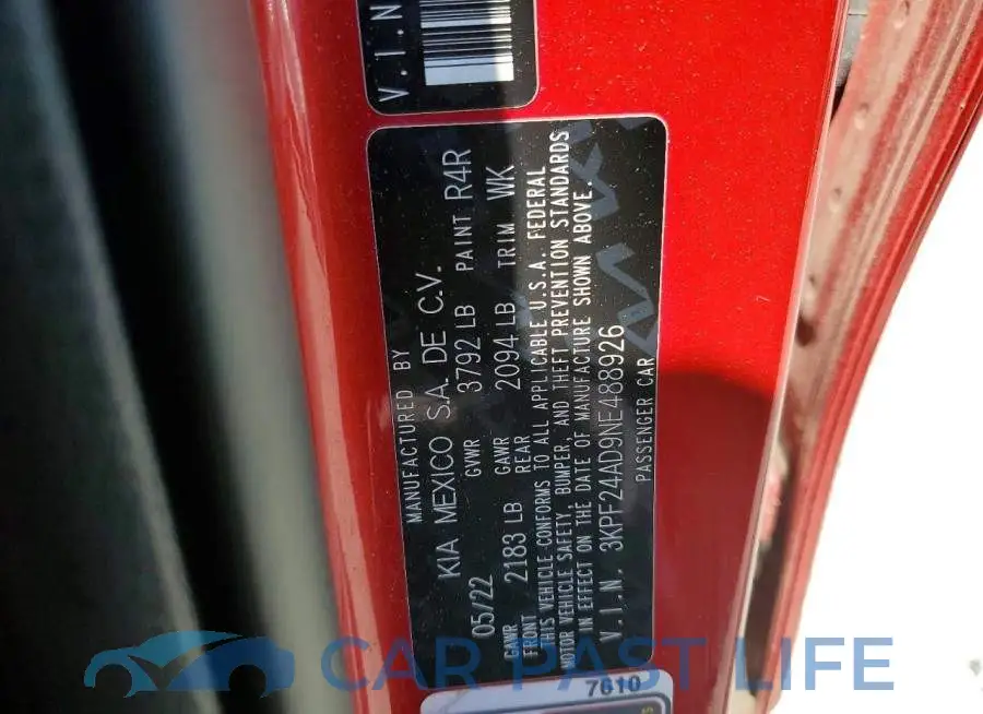 3KPF24AD9NE488926# 12