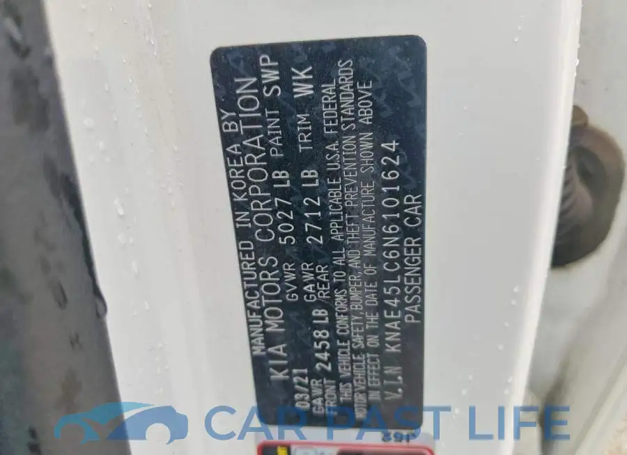 KNAE45LC6N6101624# 12