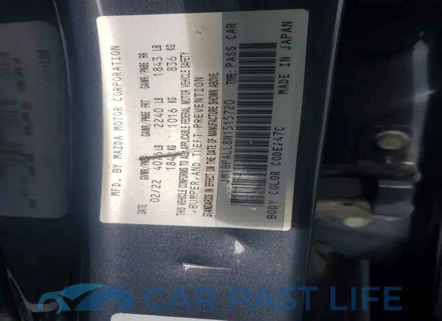 JM1BPALL8N1515720# 13