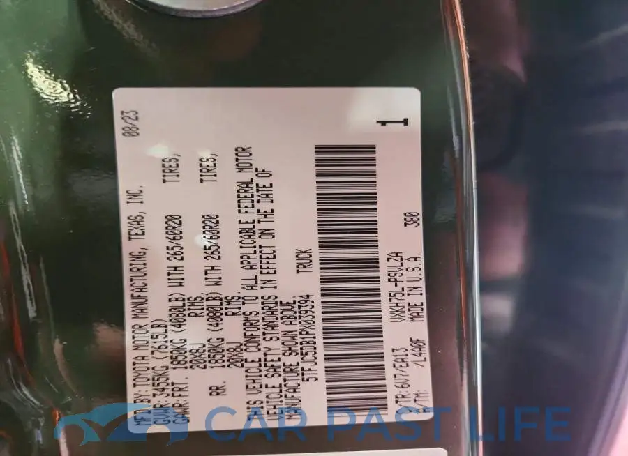 5TFJC5DB1PX039394# 12