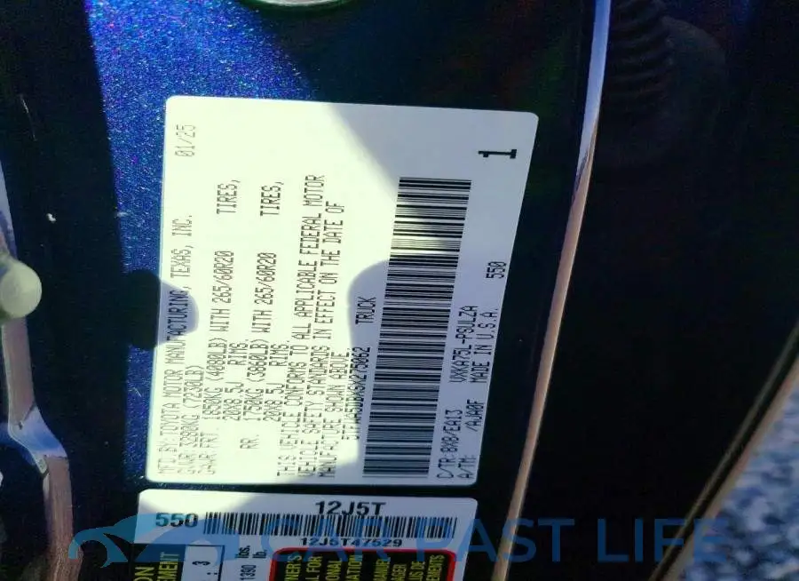 5TFWA5DBXSX275062# 13