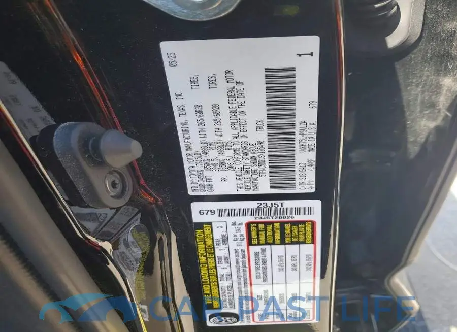 5TFWC5DB1SX105490# 12