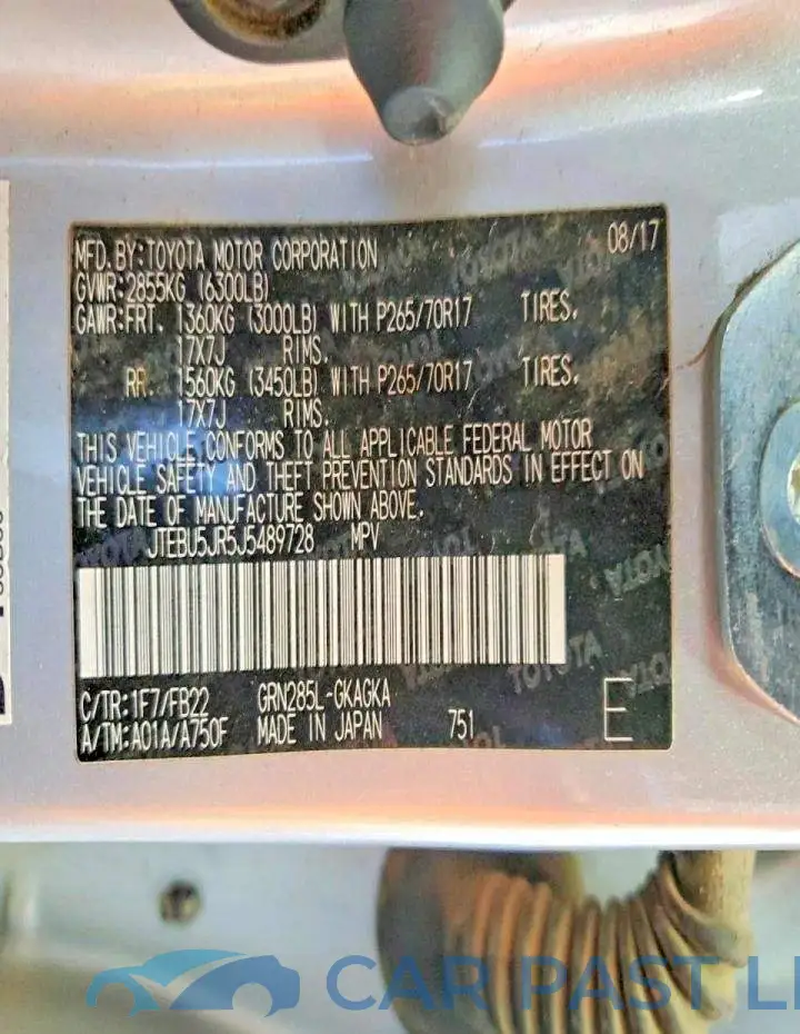 JTEBU5JR5J5489728# 13