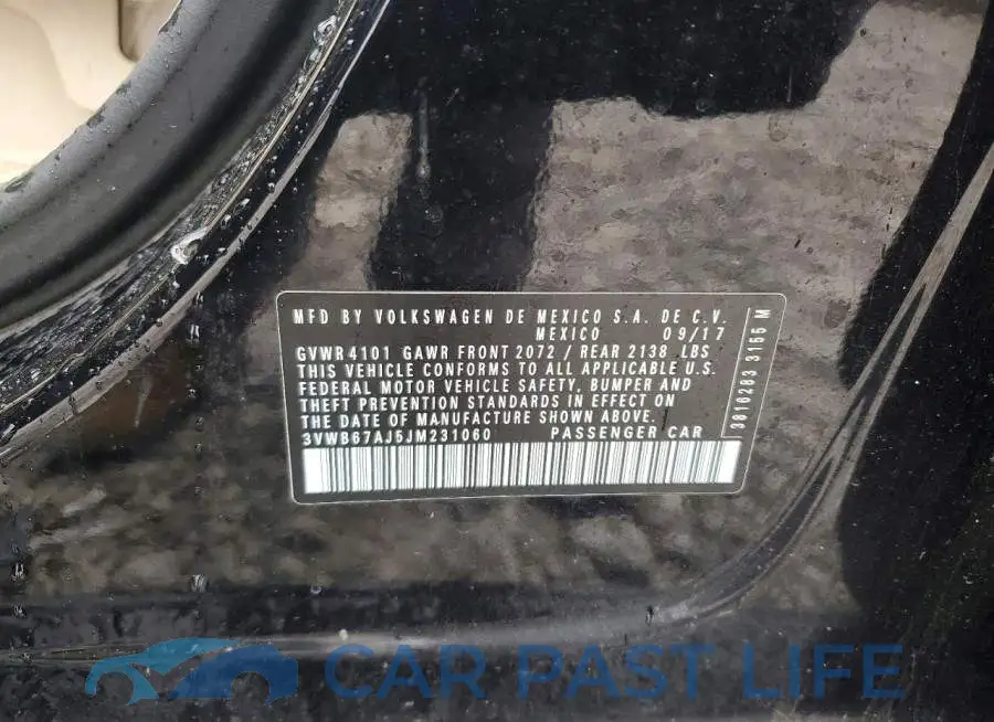 3VWB67AJ5JM231060# 12