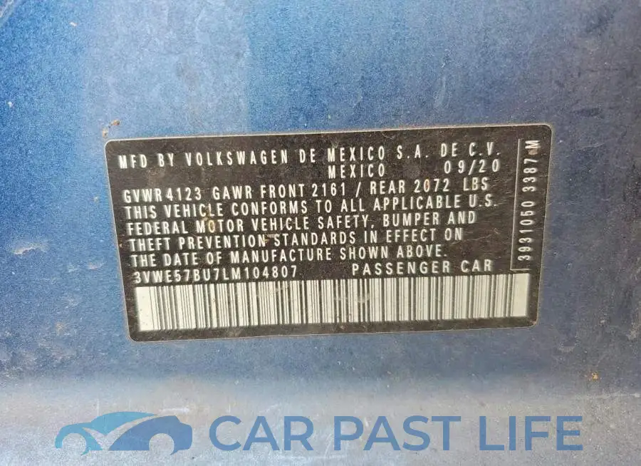 3VWE57BU7LM104807# 12