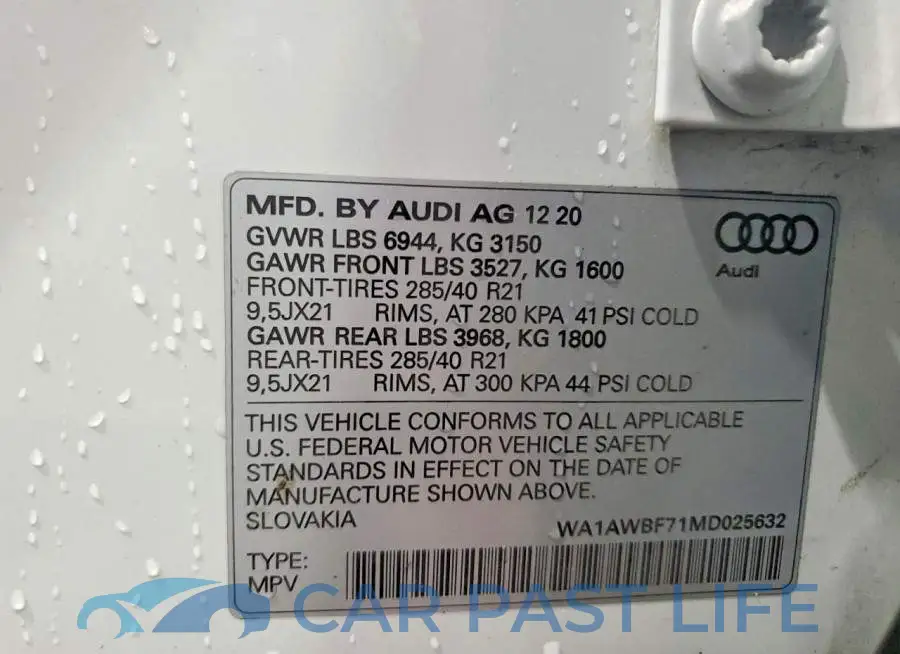 WA1AWBF71MD025632# 13
