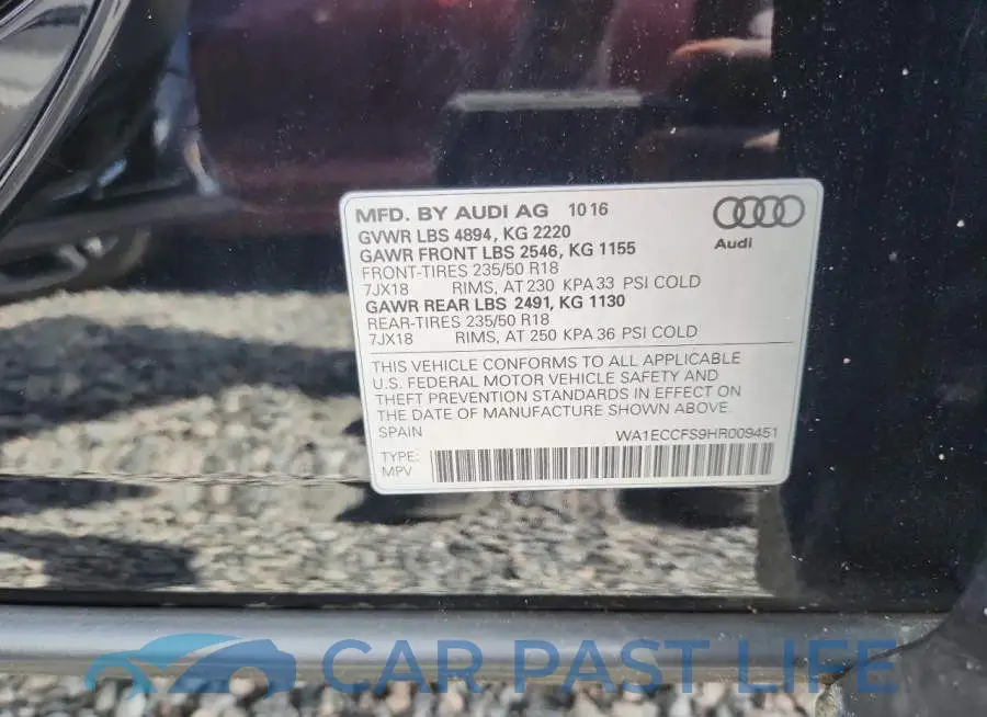 WA1ECCFS9HR009451# 13