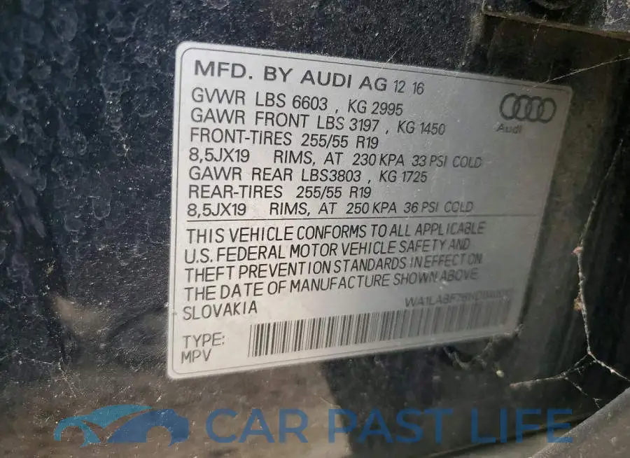 WA1LABF76HD040012# 13