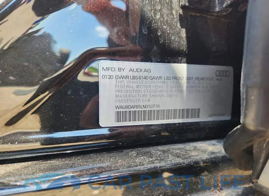 WAU8DAF85LN010716# 13