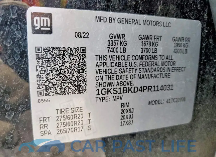 1GKS1BKD4PR114031# 13