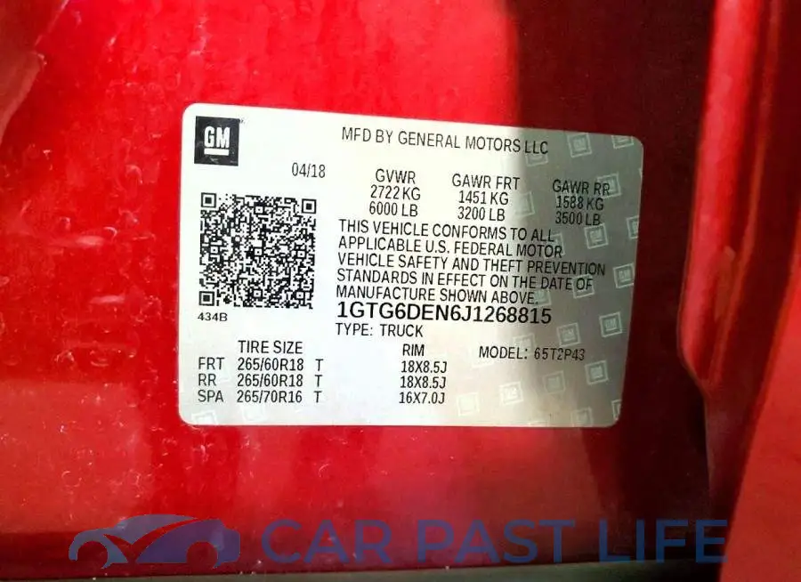 1GTG6DEN6J1268815# 12