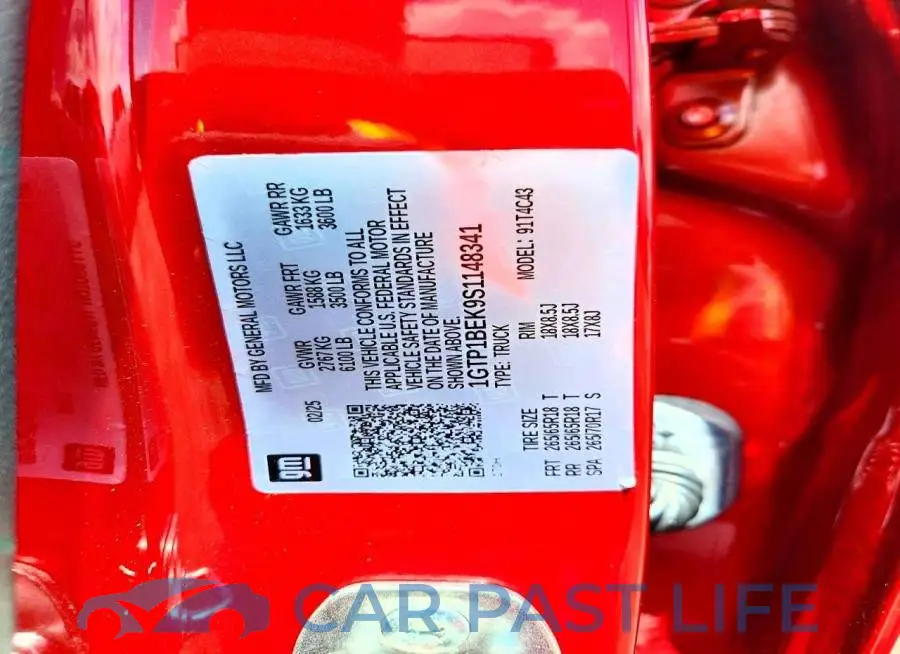 1GTP1BEK9S1148341# 13