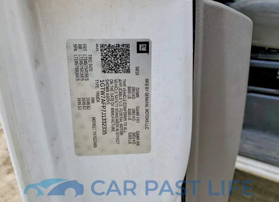 1GTW7AFP7J1332335# 13