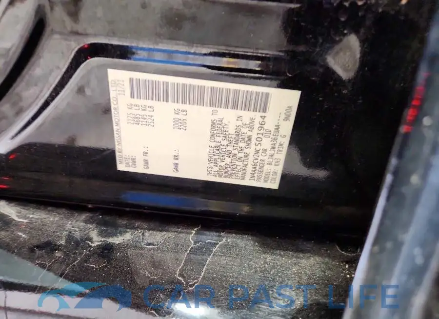 1N4AA6CV2NC501964# 12
