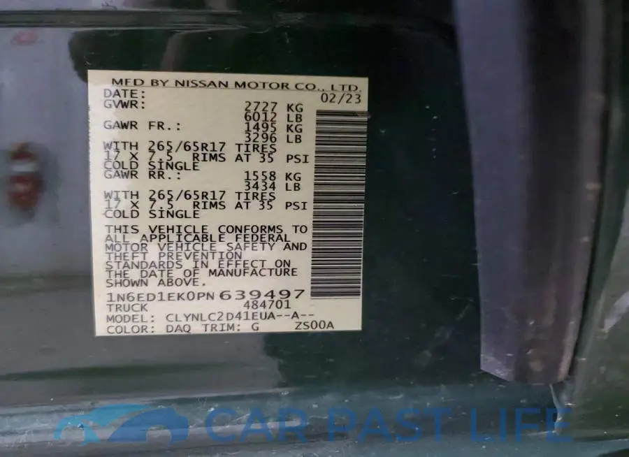 1N6ED1EK0PN639497# 13