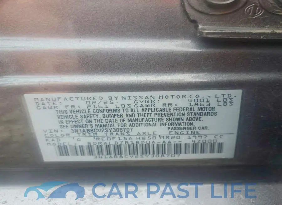 3N1AB8CV2SY308707# 12