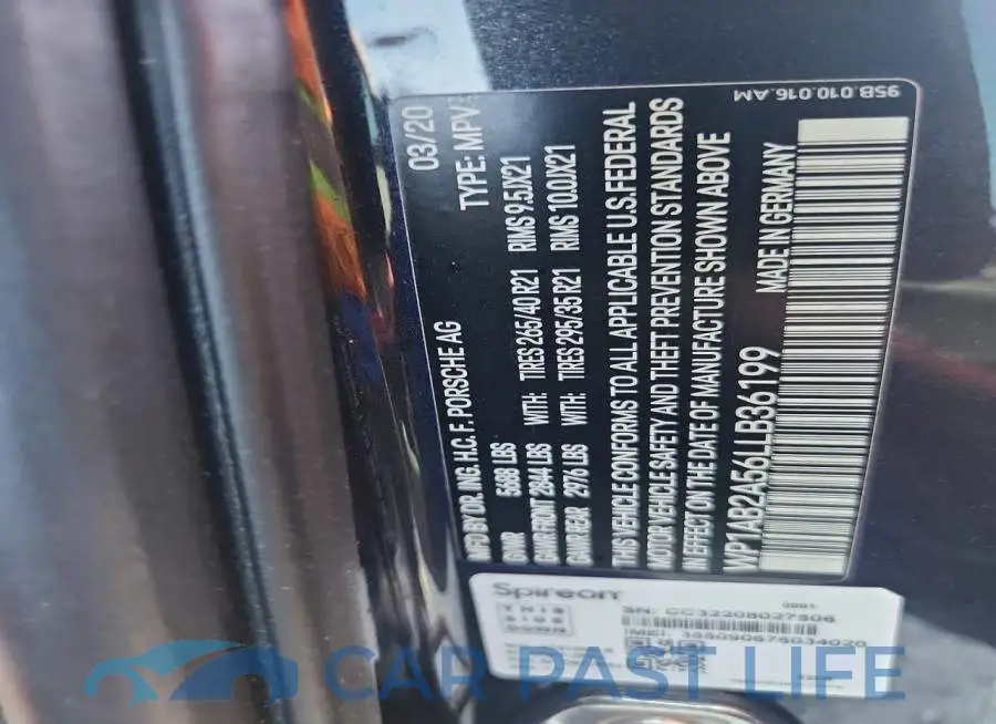 WP1AB2A56LLB36199# 13