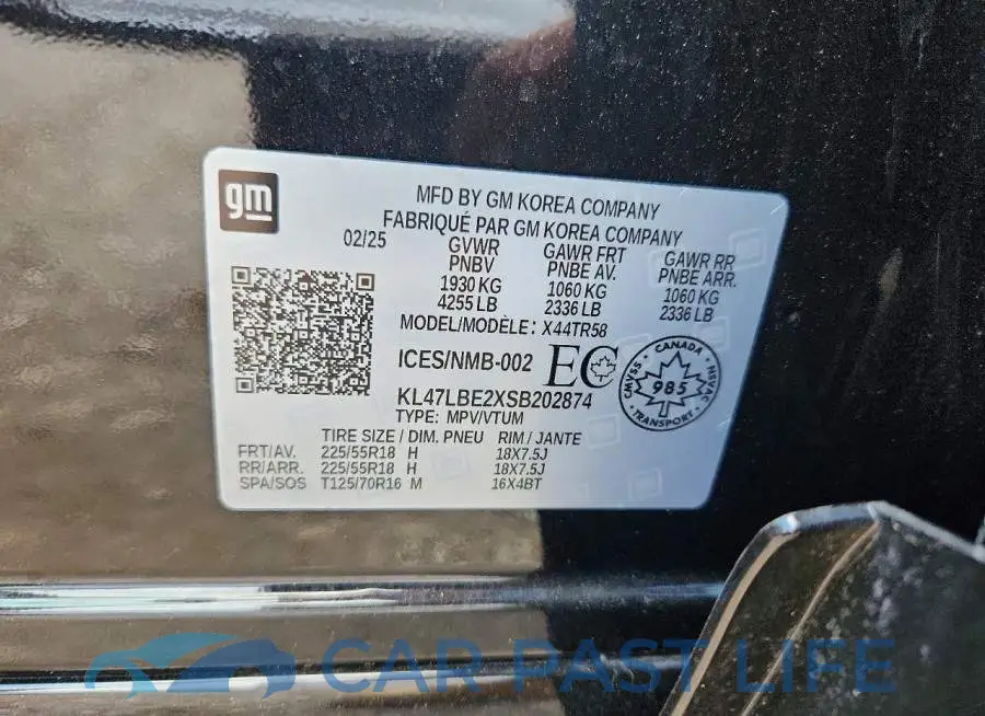 KL47LBE2XSB202874# 13