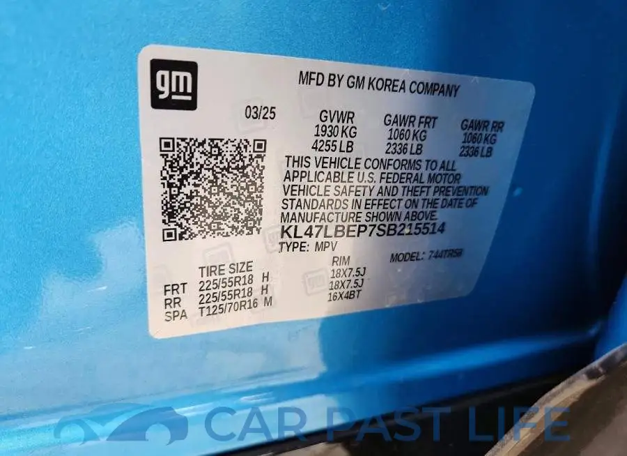 KL47LBEP7SB215514# 13