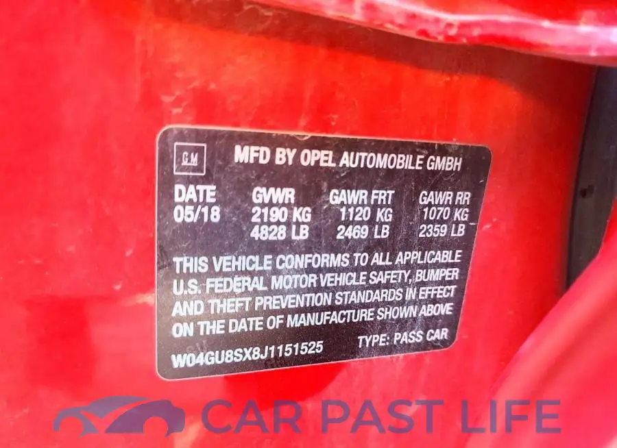 W04GU8SX8J1151525# 12