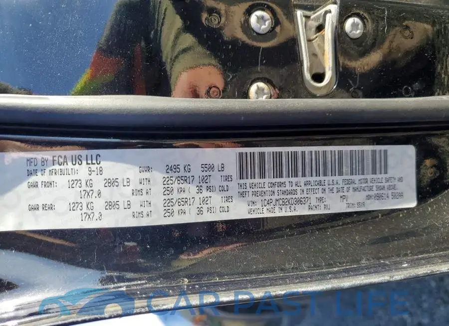 1C4PJMCB2KD306371# 13