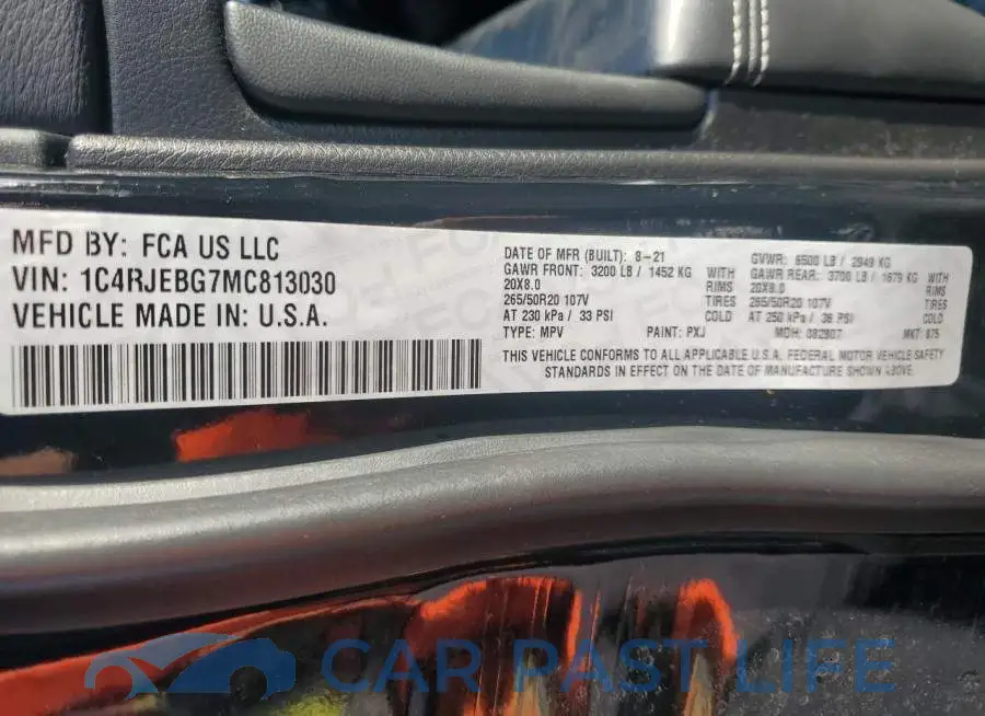 1C4RJEBG7MC813030# 13