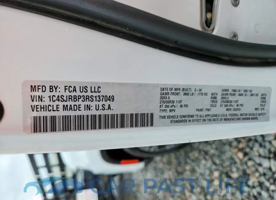 1C4SJRBP3RS137049# 14