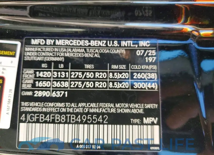 4JGFB4FB8TB495542# 13