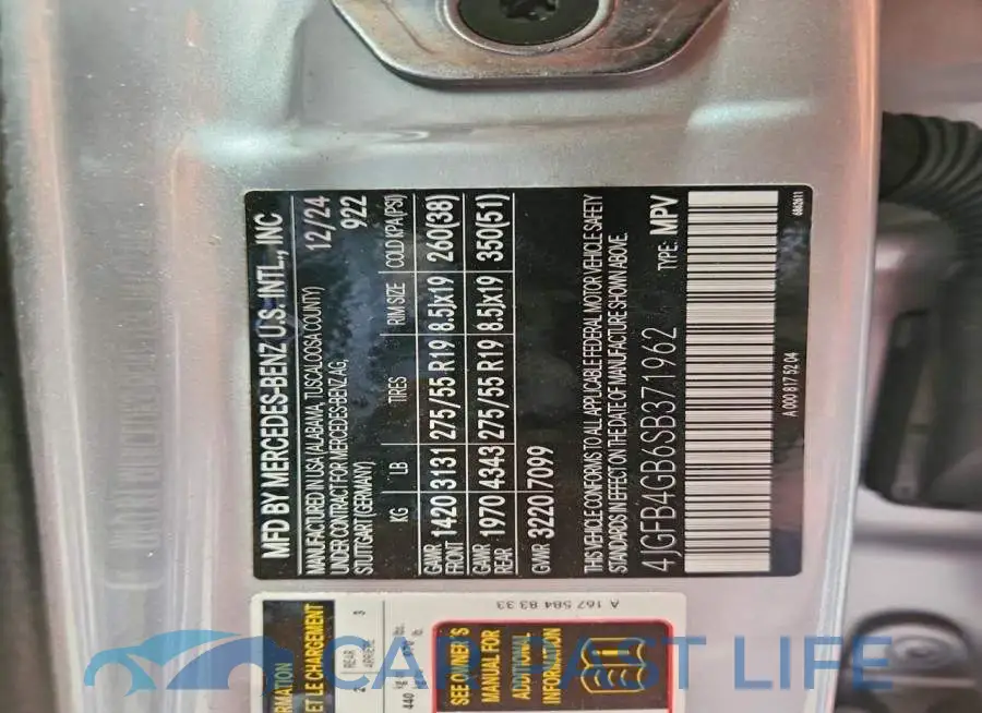 4JGFB4GB6SB371962# 14