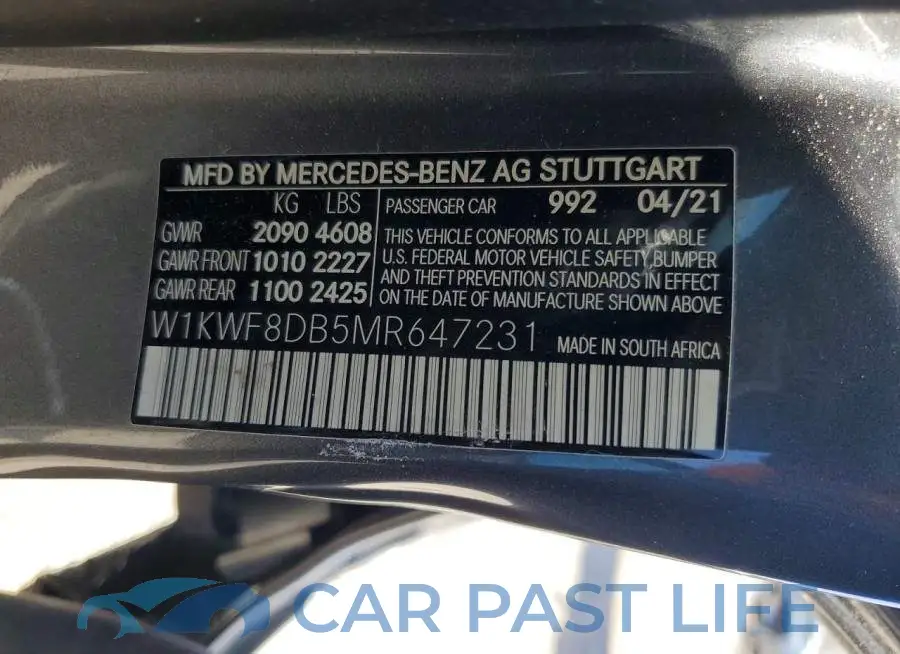 W1KWF8DB5MR647231# 12