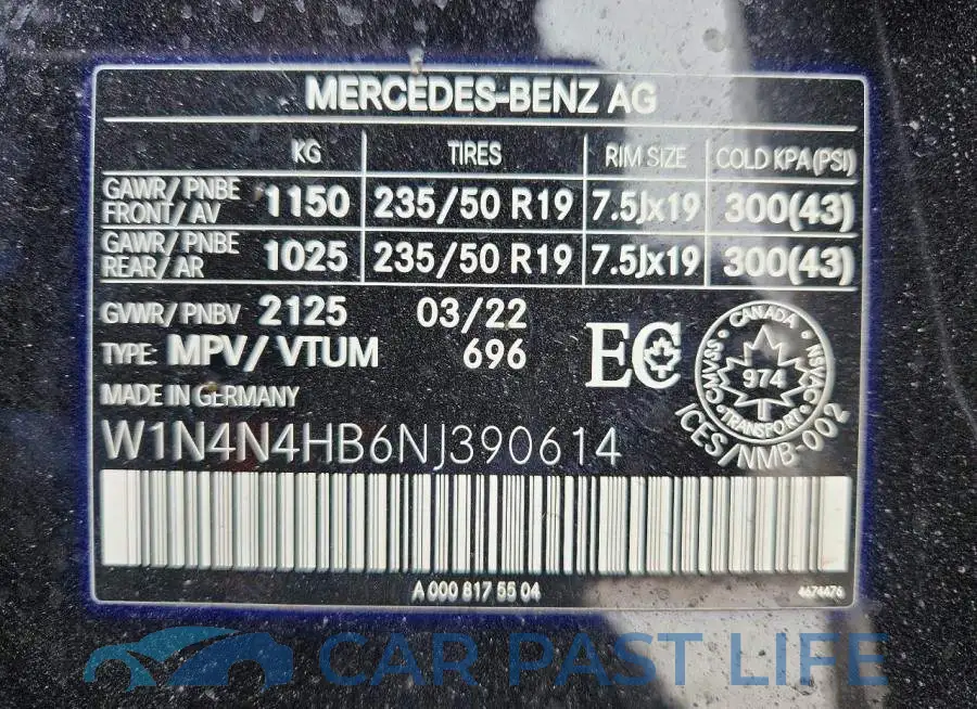 W1N4N4HB6NJ390614# 13