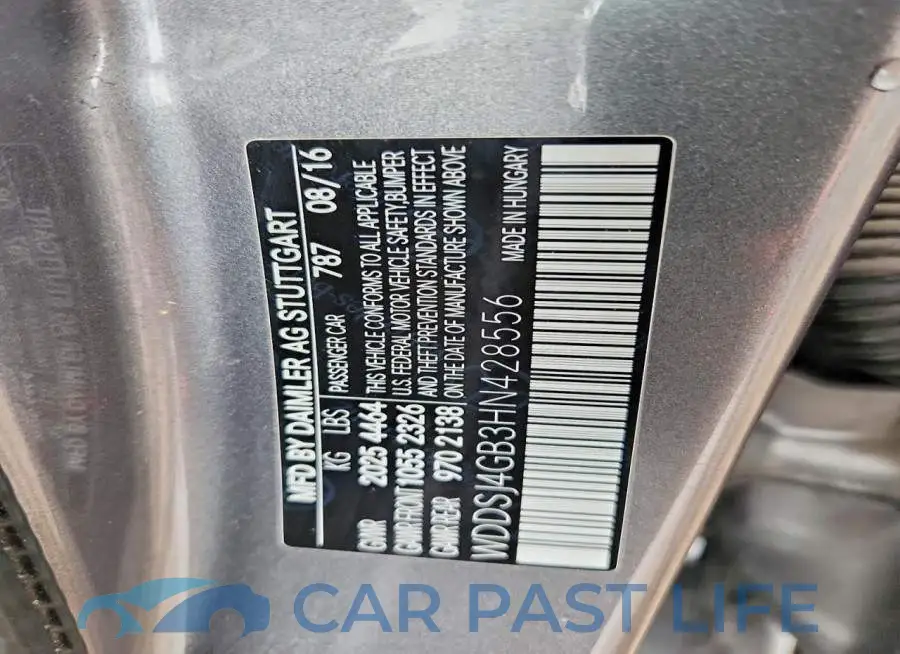 WDDSJ4GB3HN428556# 12
