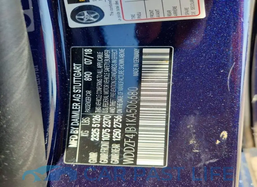 WDDZF4JB1KA506680# 13